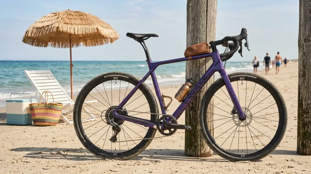 Kan je met een gravelbike op het strand?
