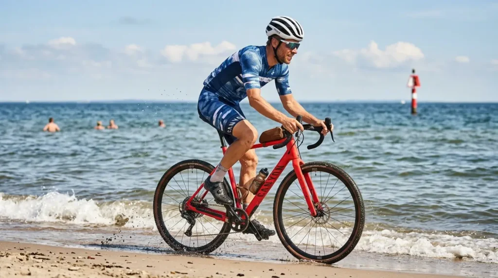 Kan je met een gravelbike op het strand?